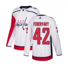 Adidas Washington Capitals #42 Martin Fehervary Authentic White Away NHL Jersey