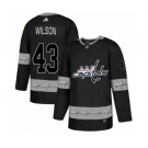 Adidas Washington Capitals #43 Tom Wilson Authentic Black Team Logo Fashion NHL Jersey