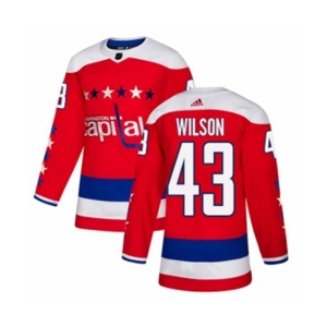 Adidas Washington Capitals #43 Tom Wilson Premier Red Alternate NHL Jersey