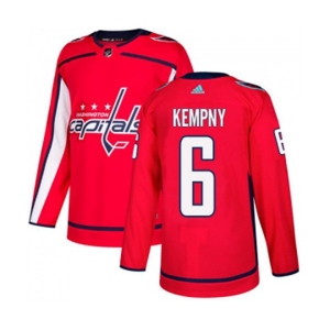 Adidas Washington Capitals #6 Michal Kempny Premier Red Home NHL Jersey