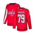 Adidas Washington Capitals #79 Nathan Walker Premier Red Home NHL Jersey