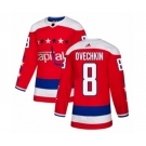 Adidas Washington Capitals #8 Alex Ovechkin Authentic Red Alternate NHL Jersey