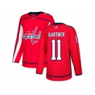 Men Adidas Washington Capitals #11 Mike Gartner Red Home Authentic Stitched NHL Jersey