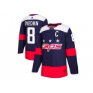 Men Adidas Washington Capitals #8 Alexander Ovechkin Navy 2018 NHL Stadium Series Authentic Pro Stitched NHL Jersey