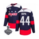 Men's Adidas Washington Capitals #44 Brooks Orpik Authentic Navy Blue 2018 Stadium Series 2018 Stanley Cup Final NHL Jersey