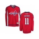 Men's Reebok Washington Capitals #11 Mike Gartner Premier Red Home NHL Jersey