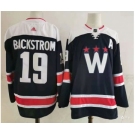 Men's Washington Capitals #19 Nicklas Backstrom NEW Navy Blue Adidas Stitched NHL Jersey