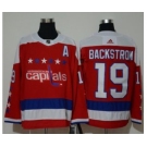 Men's Washington Capitals #19 Nicklas Backstrom Red Alternate Jersey