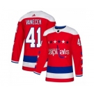 Men's Washington Capitals #41 Vitek Vanecek Adidas Authentic Alternate Jersey - Red