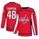 Men's Washington Capitals #48 Logan Thompson Authentic Red Home Jersey