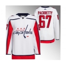 Men's Washington Capitals #67 Max Pacioretty White Stitched Jersey