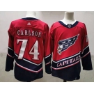 Men's Washington Capitals #74 John Carlson  Red Retro 2020 Hockey Jersey