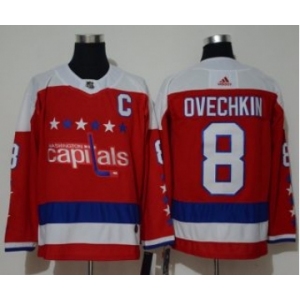 Men's Washington Capitals #8 Alexander Ovechkin Red Alternate Jersey