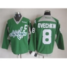 NHL Washington Capitals #8 alex Ovechkin green jerseys