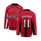 Washington Capitals #11 Mike Gartner Fanatics Branded Red Home Breakaway NHL Jersey