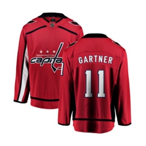 Washington Capitals #11 Mike Gartner Fanatics Branded Red Home Breakaway NHL Jersey