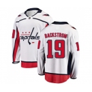 Washington Capitals #19 Nicklas Backstrom Fanatics Branded White Away Breakaway NHL Jersey