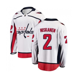 Washington Capitals #2 Matt Niskanen Fanatics Branded White Away Breakaway NHL Jersey