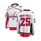 Washington Capitals #25 Devante Smith-Pelly Fanatics Branded White Away Breakaway NHL Jersey