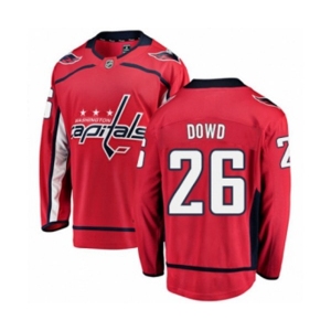 Washington Capitals #26 Nic Dowd Fanatics Branded Red Home Breakaway NHL Jersey