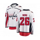 Washington Capitals #26 Nic Dowd Fanatics Branded White Away Breakaway NHL Jersey