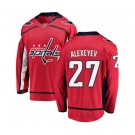 Washington Capitals #27 Alexander Alexeyev Fanatics Branded Red Home Breakaway NHL Jersey