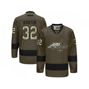 Washington Capitals #32 Dale Hunter Green Salute to Service Stitched NHL Jersey