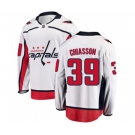 Washington Capitals #39 Alex Chiasson Fanatics Branded White Away Breakaway NHL Jersey