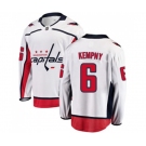 Washington Capitals #6 Michal Kempny Fanatics Branded White Away Breakaway NHL Jersey