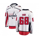 Washington Capitals #68 Jaromir Jagr Fanatics Branded White Away Breakaway NHL Jersey