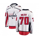 Washington Capitals #70 Braden Holtby Fanatics Branded White Away Breakaway NHL Jersey