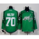 Washington Capitals #70 Braden Holtby Green New Stitched NHL Jersey