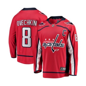 Washington Capitals #8 Alex Ovechkin Fanatics Branded Red Home Breakaway NHL Jersey