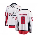 Washington Capitals #8 Alex Ovechkin Fanatics Branded White Away Breakaway NHL Jersey