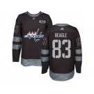 Washington Capitals #83 Jay Beagle Black 1917-2017 100th Anniversary Stitched NHL Jersey