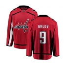 Washington Capitals #9 Dmitry Orlov Fanatics Branded Red Home Breakaway NHL Jersey