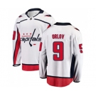 Washington Capitals #9 Dmitry Orlov Fanatics Branded White Away Breakaway NHL Jersey