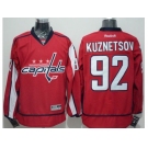 Washington Capitals #92 Evgeny Kuznetsov Red Home Stitched NHL Jersey