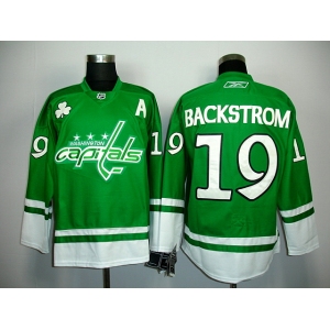 nhl jerseys washington capitals #19 backstrom green