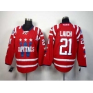 nhl jerseys washington capitals #21 laich red[2014 new]