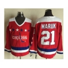 nhl jerseys washington capitals #21 maruk red[m&n][maruk]