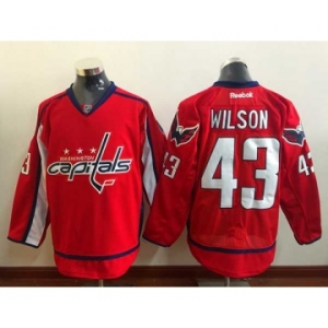 nhl jerseys washington capitals #43 wilson red