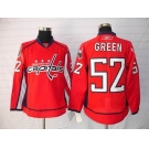 nhl jerseys washington capitals #52 green red