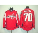 nhl jerseys washington capitals #70 holtby red