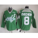 nhl jerseys washington capitals #8 alex ovechkin green [new]