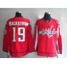 nhl washington capital #19 backstrom red