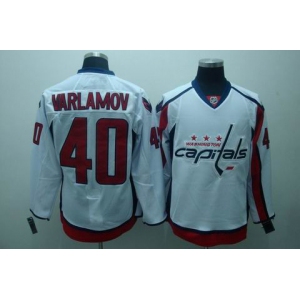 nhl washington capital #40 varlamov white