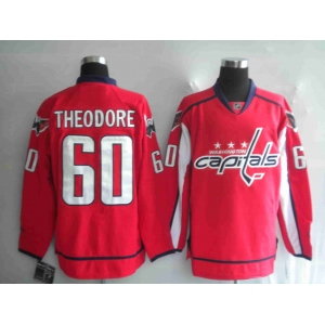 nhl washington capital #60 theodore red