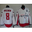 nhl washington capital #8 ovechkin patch white(a)