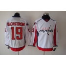 nhl washington capitals #19 backstrom white